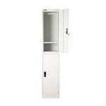 H1850mm 2 Door Clothing Steel Locker for Office Athletic
