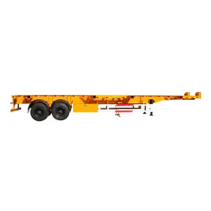 ABS Anti-Lock Braking System Skeleton Semitrailer for Container Transport 45 20
