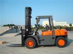 Pneumatic 7T Diesel Powered Forklift 4x4 Forklift 1220*150*65mm Fork Dimension