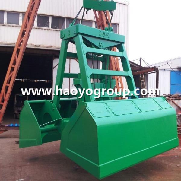 China 6~12m3 HAOYO low height  wireless radio remote controlled grabs factory