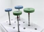 Grinding Sintered Diamond Disc Mounted Zirconia Polishing Burs 4.5mm Thickness