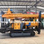 Hydraulic Borehole Water Well Drilling Rig 680m Crawler Mounted Machine With