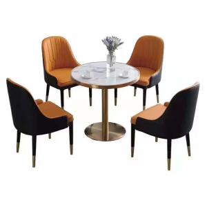 China Modern Hotel Banquet Faux Leather Dining Chairs With Wooden Legs factory
