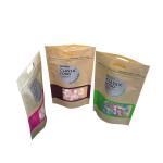 Recycled Popcorn Small Food Craft Brown Kraft Paper Bags Custom Print Wholesale