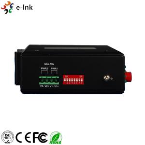 China Industrial 1 - 4Ch Fiber Ethernet Converter , Single Mode RS232 / RS22 / RS485 factory