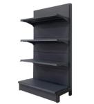 shelves system gondola supermarket equipment steel single side rack for