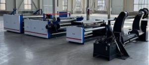 China Roll To Roll Plastic Film Paper Laminating Machine 150m/min 200 - 450gsm Paper Gram factory