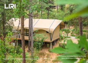 China Waterproof Winter Glaming Hotel Luxury Cabin Hawaii Square Jungle Tents factory