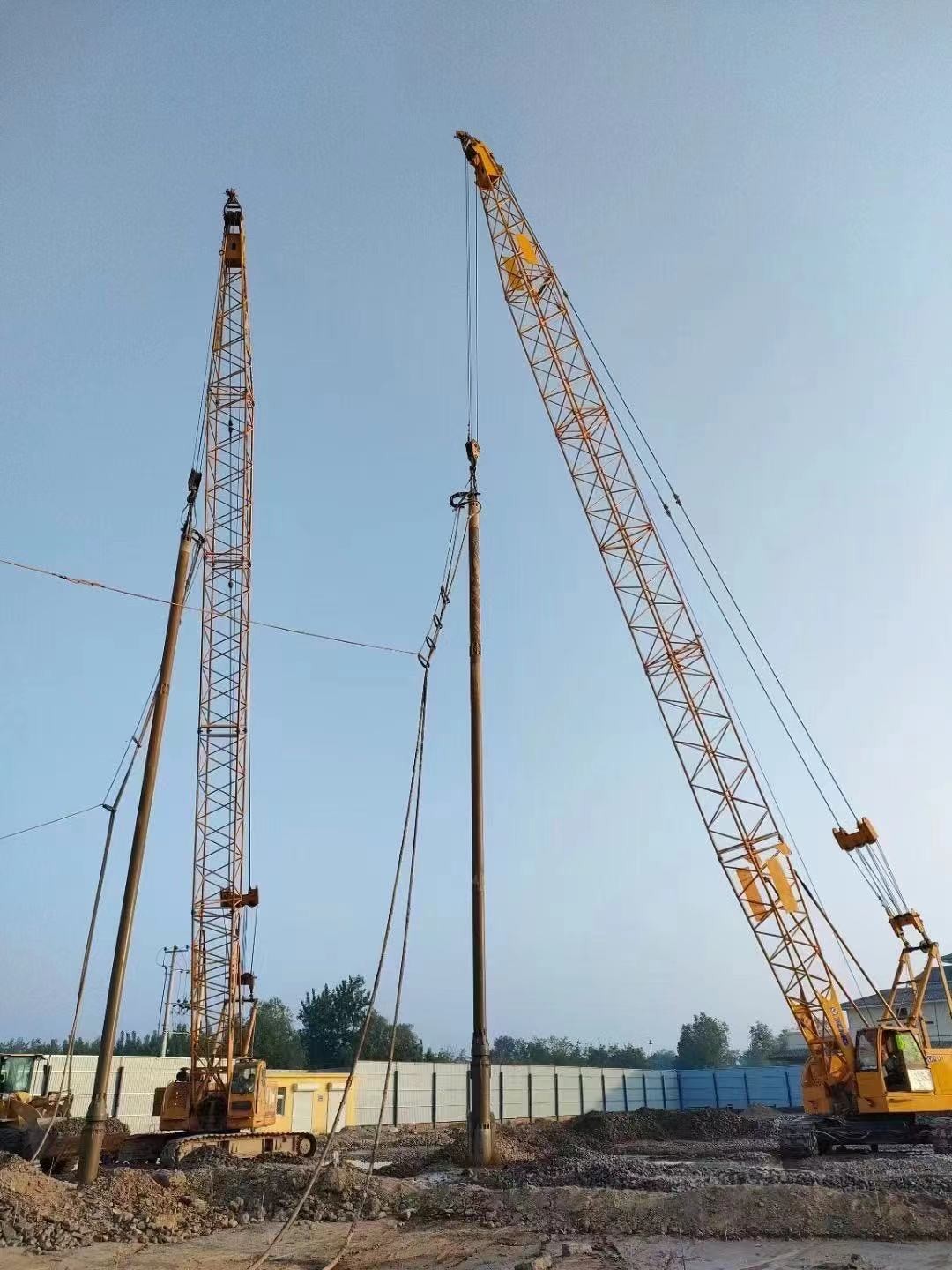 Compaction Pile 260kw Vibroflotation Equipment Strengthen Foundation Of Shear Capacity