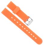 Varied Colors Silicone Rubber Strap , 16mm Sport Watch Band