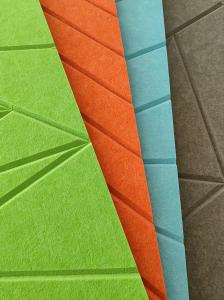 China Carving Felt Acoustic PET Panel Polyester Fiber Wall Board factory
