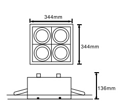 LED Par Light C4-2*2