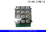Phone Booth Usb Industrial Numeric Keypad Metal With 12 Blue Backlight Keys
