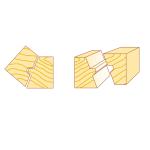 Perfect 2pc Lock Mitre Bit 22.5 Degree Set