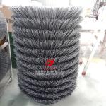 PP And Flat Steel Wire 600mm Gutter Cleaning Brush 25KG Road Sweeper Side