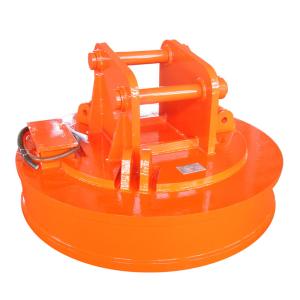 China Small Scrap Metal Magnet , Hydraulic Magnet For Excavator Considerate Operation Reliability factory