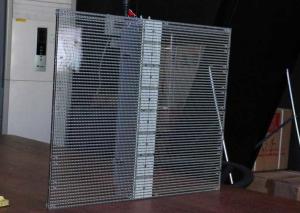 China 20mm Advertising Transparent Led Display Grille Led Screen 960 X 640mm factory