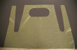 Smooth PE Apron Flat Packed In Dispenser Box , Waterproof Smocks For Adults