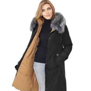 China FODARLLOY Women Winter Jacket Cotton Padded Warm Thicken Ladies Coat Long Coats Parka Womens Jackets factory