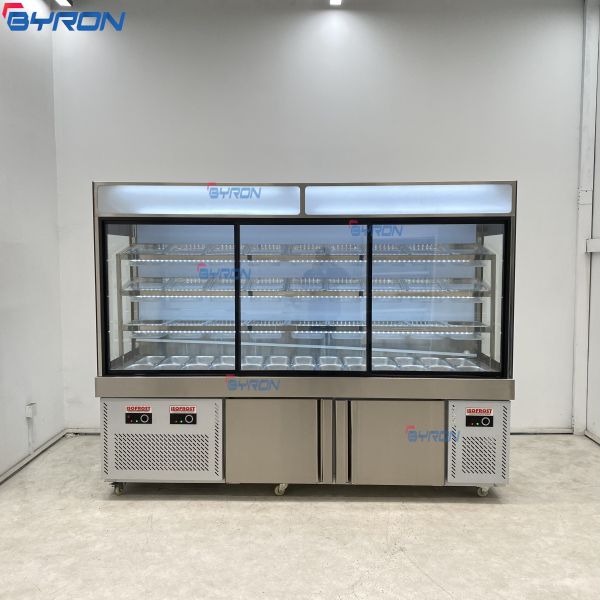 Hotpot Commercial Showcase Refrigerator Multi Deck Display Chiller