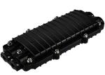 Splicing Sleeves Fiber Optic Cable Splice Closure Black Outdoor Junction Box