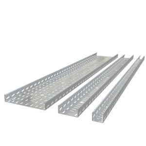 China Perforated Design Channel Cable Tray in Stainless Steel with Side Rail Height Options factory