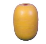 Commercial Gill Net Floats Yelllow Orange White Red Color PVC Material