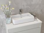 Powder Coating Stainless Steel Wash Basin Cabinet Modern Floating Bathroom
