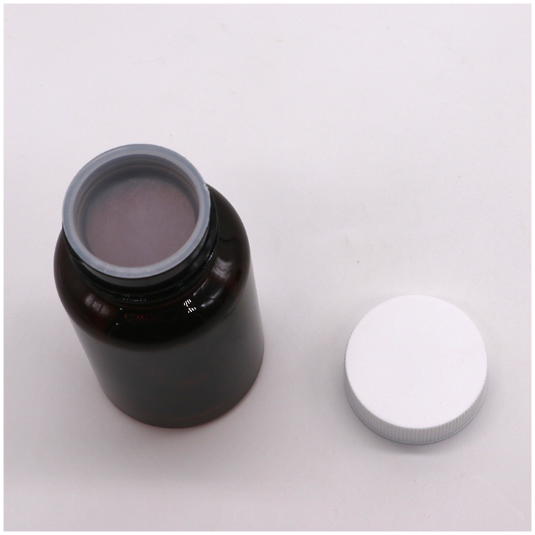 Customizable PET Collar 120ml Solid Plastic Bottle for Medicine and Health Products