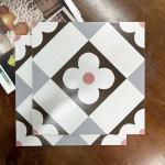 30x30 Glazed Ceramic Tiles Nordic Style Small Square Mosaic Flower Balcony Floor