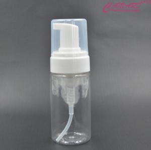 China 100ml clear foam bottle, foam soap dispenser bottle factory