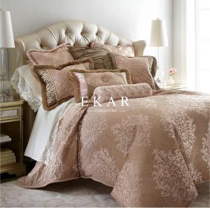 China Modern Design White Headboard Wooden Bed Frame Picture factory