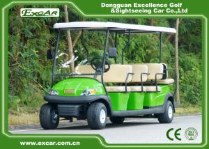 China EXCAR 11 seater trojan battery Electric golf cart sightseeing car china mini bus factory