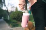 Pink Foldable Dog Water Bottle Dispenser Small Dog Mini Portable pet Kettle