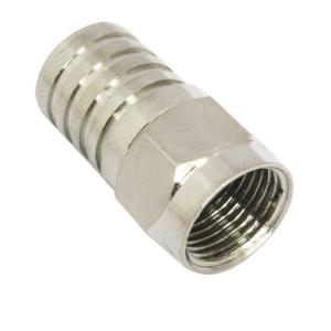 China RG6 Crimp On Coaxial Cable Connector, Compression Type TV Branch Distributor Joint factory
