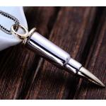 Sterling Silver Men Necklace with Pendant and Wheat Chain(XH052884W)