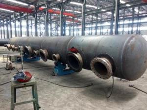 China Bucket central heating boiler mud drum ISO9001 ORL Customized factory