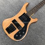 Natural 4003 rickenback 4 string Bass Guitar,Quality assurance,Black hardware