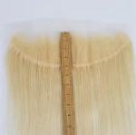 Blonde 613 Transparent HD Lace Frontal Brazilian Straight Human Hair Blonde
