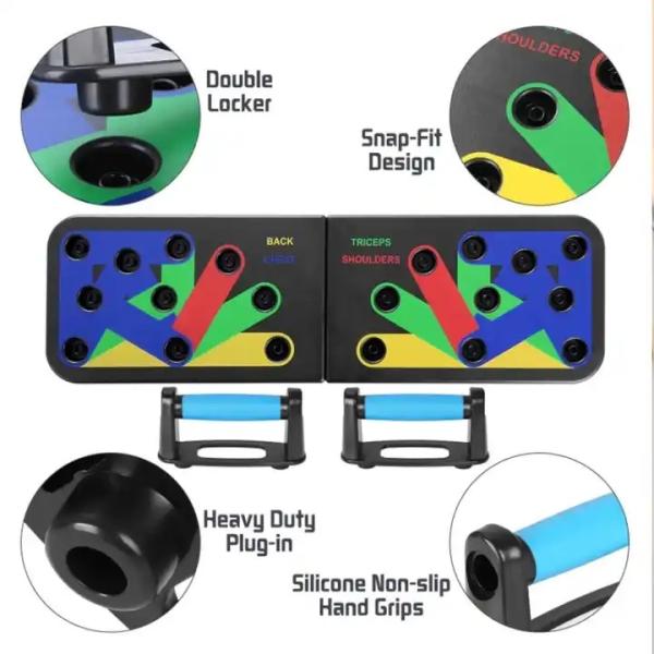 Body Fitness Push up Bar Foldable Push Up Board Folding Training Board Push Up