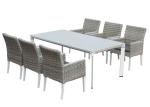 OEM Beige Rattan Table Chairs RT420 Outdoor Garden Furniture