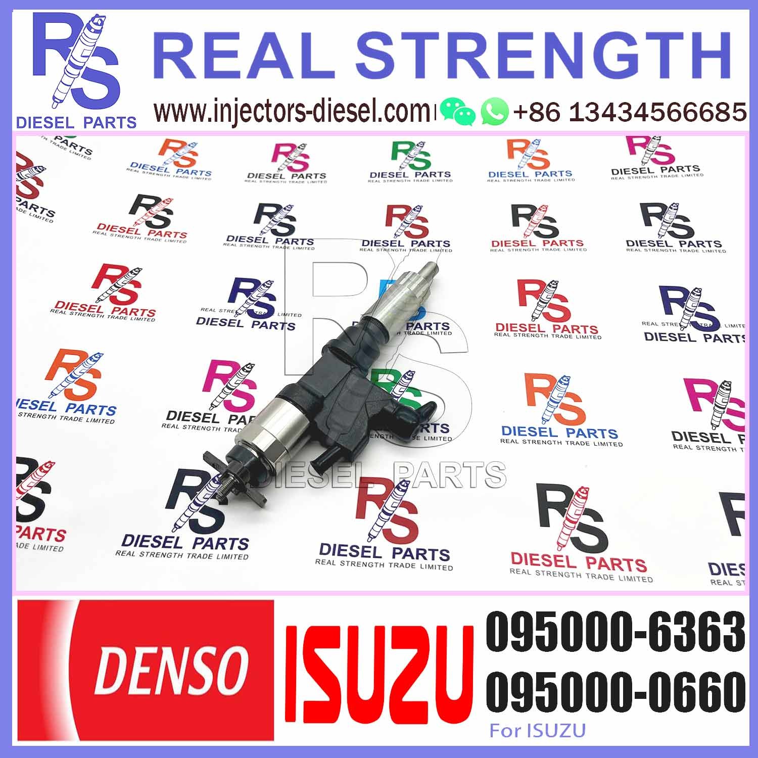Diesel Common Rail Fuel Injector Assy 095000-6363 095000-6366 for ISUZU 6HK1 FORWARD 4HK1 N SERIES