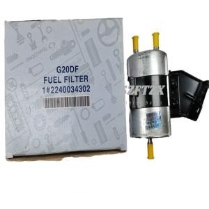 China Genuine New 2240034302 22400-34302 Fuel Filter for Ssangyong Korando C Actyon factory