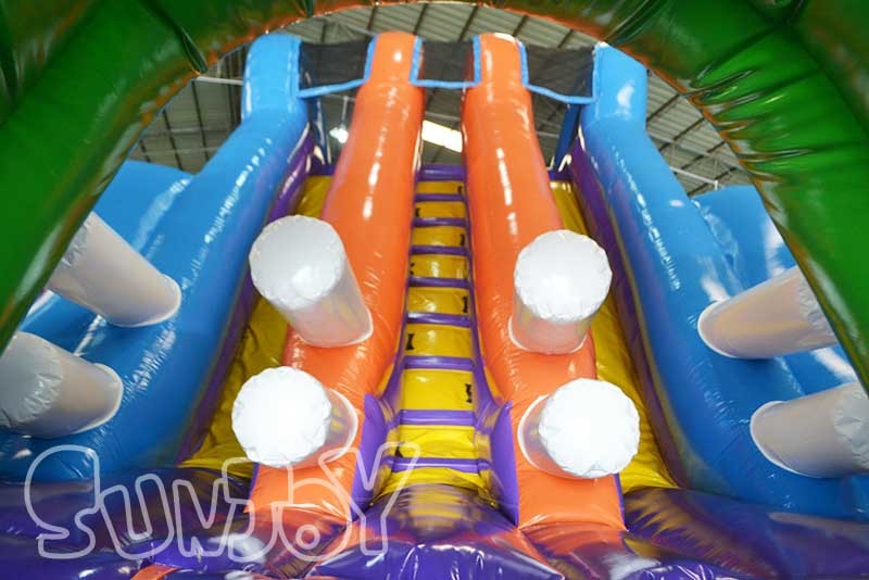 Commercial Inflatable Chase Surround Playground Bouncy Castle Houses Jumping Slide Combo