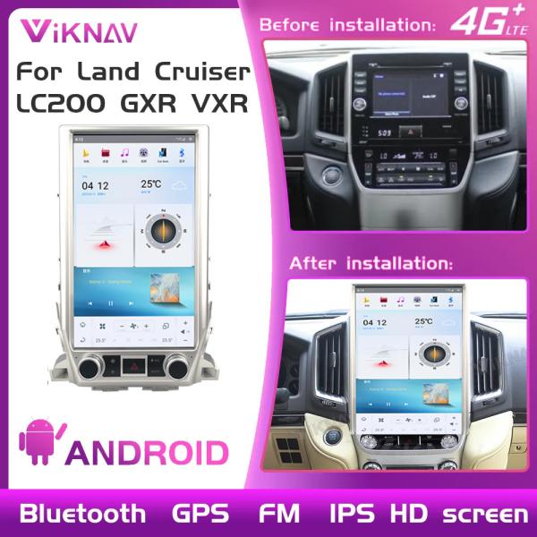 16 Inch Android Touch Screen Head Unit For Land Cruiser Navigation GPS
