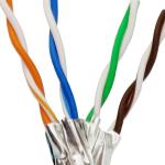 26AWG SFTP Cat7 Outdoor Cable Shielded Twisted Pair Practical
