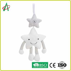 China Star Shape Hanging Rattle Toys 38.5cm With Smile Emoji factory