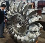 Pelton Hydro Turbine / Pelton Water Turbine For High Water Head Hydropower