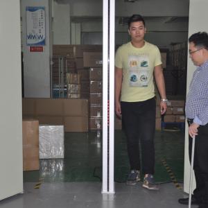 China 5 Zones Portable Archway door usage Walk through Metral Detector gate factory