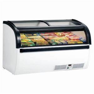 China Accurate Temperature Display Chest Freezer , Commercial Chest Freezer Glass Top factory